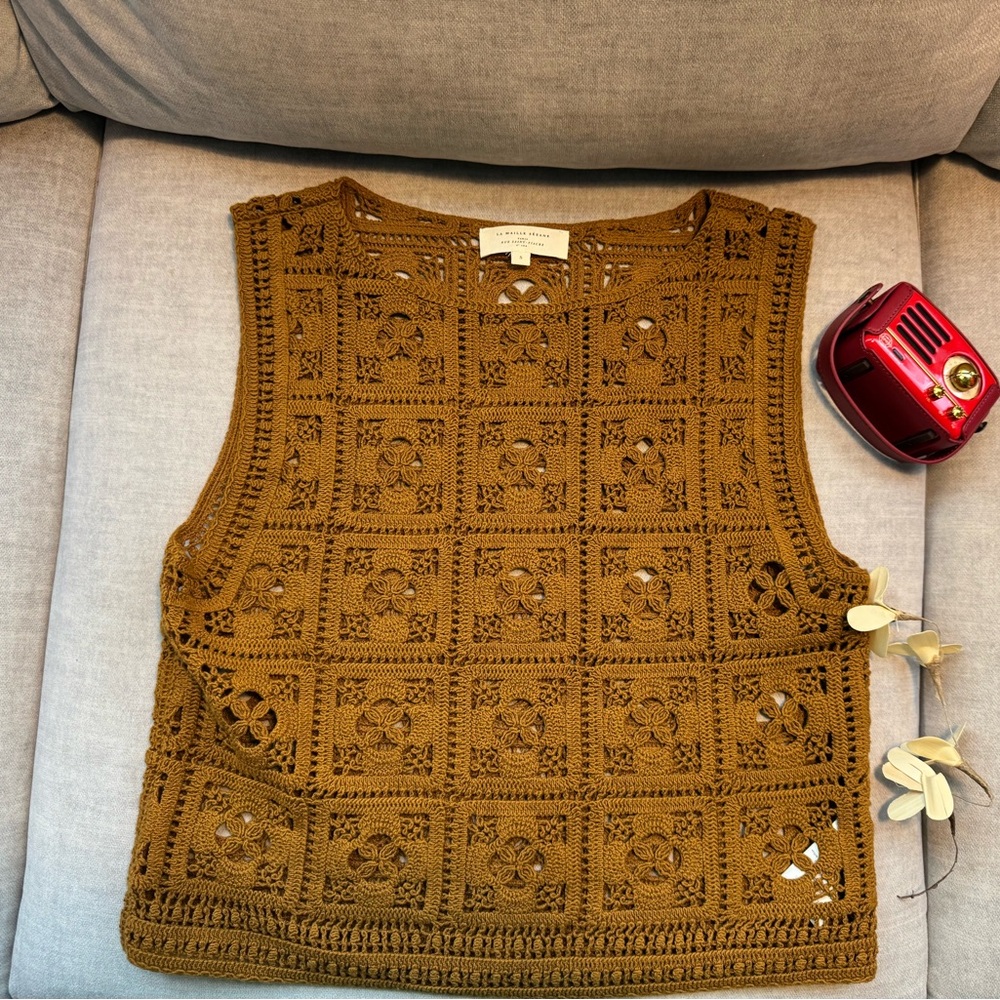 Sezane Lysiane Jumper Bronze - Size S